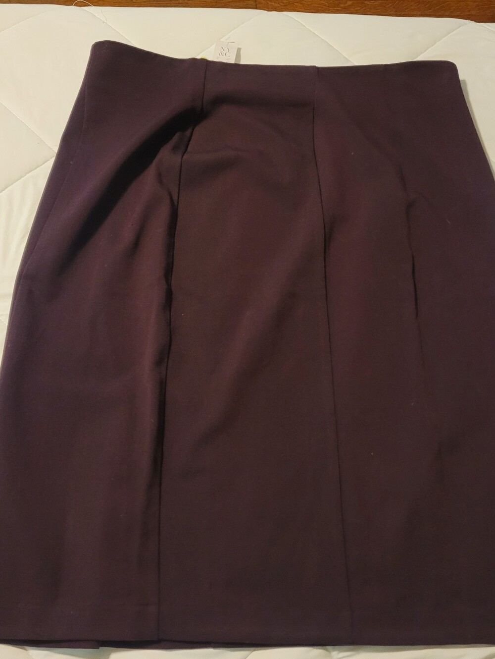 NY & Company 7th AVENUE Classic Women's Pencil Skirt in Deep Plum